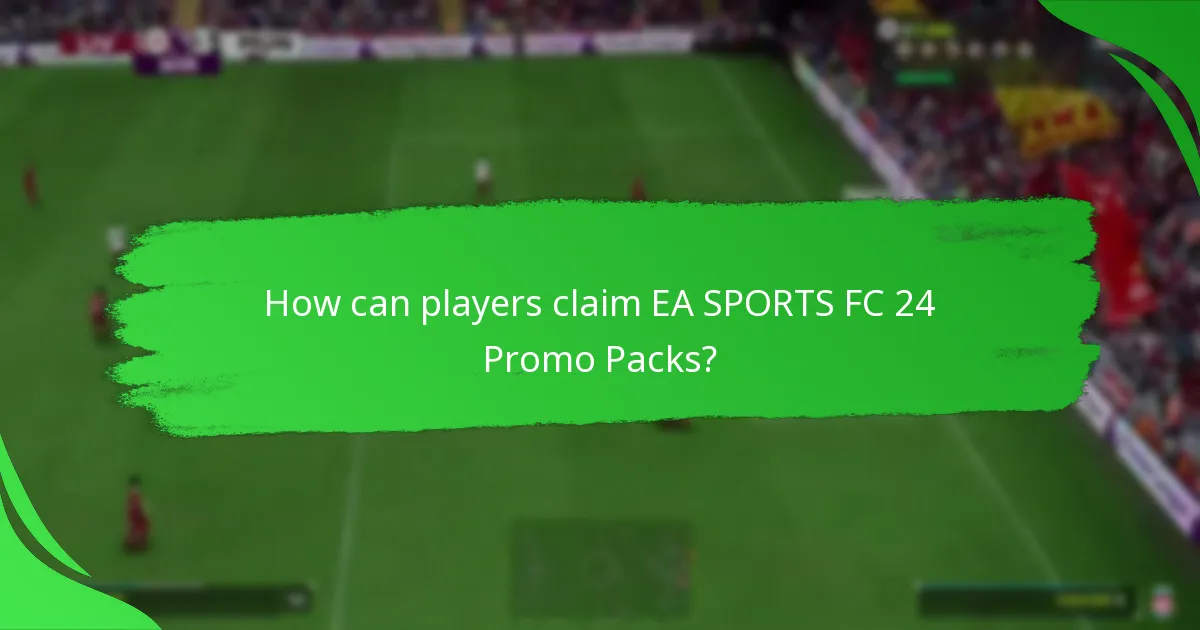 Which special items are available in EA SPORTS FC 24 Promo Packs?