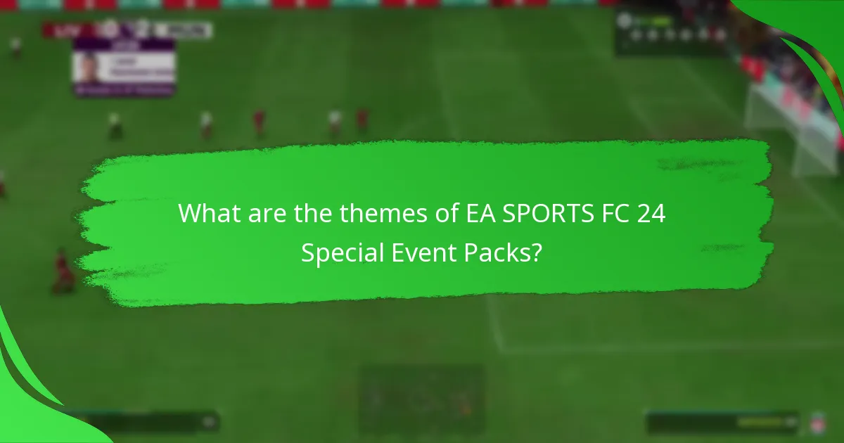 What claims are made about EA SPORTS FC 24 Special Event Packs?